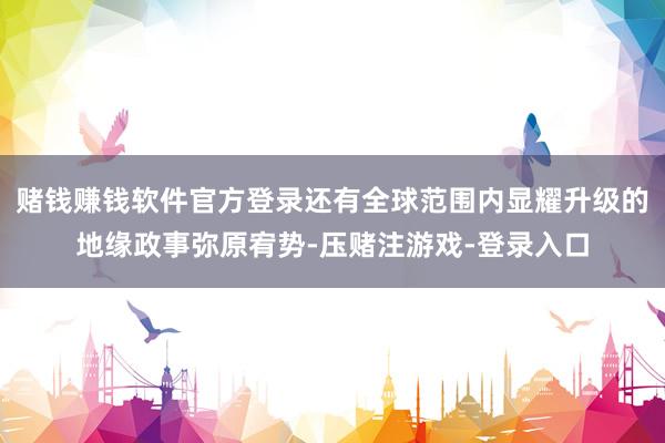 赌钱赚钱软件官方登录还有全球范围内显耀升级的地缘政事弥原宥势-压赌注游戏-登录入口