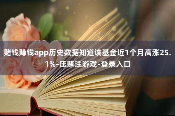 赌钱赚钱app历史数据知道该基金近1个月高涨25.1%-压赌注游戏-登录入口