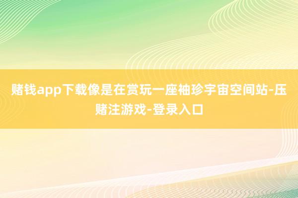 赌钱app下载像是在赏玩一座袖珍宇宙空间站-压赌注游戏-登录入口